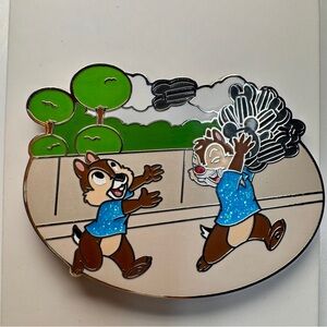 NWT Disney Parks Chip 'N Dale 25 Years of Pin Trading Celebration pin.